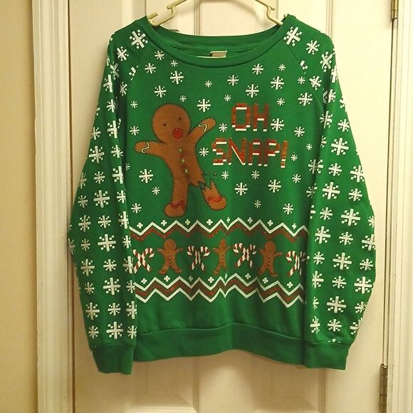 🩷Freeze, Women's Long Sleeved Sweatshirt,  Green/White SEE description - Picture 1 of 8